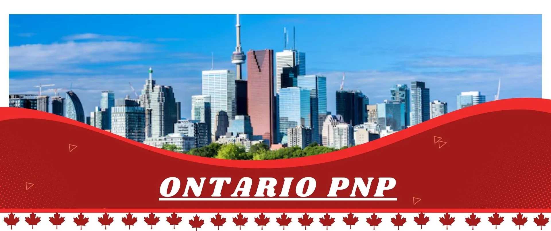 Ontario PNP Blue sky with Buildings created by Isha Immigration